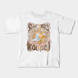 Stay Wild Moon Child Kids T-Shirt